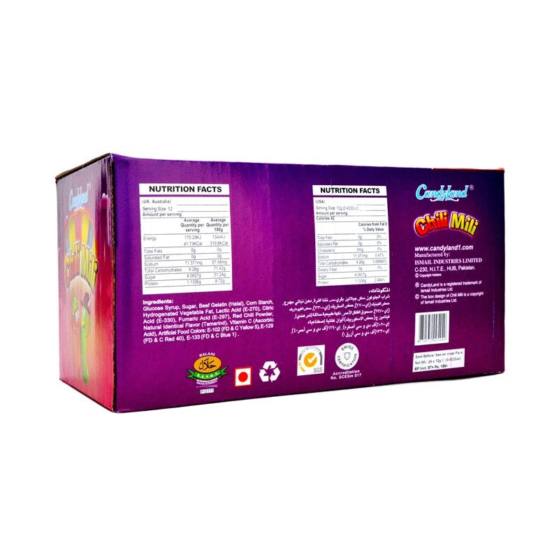 Candyland Chili Mili Jelly Box (Pack of 24)