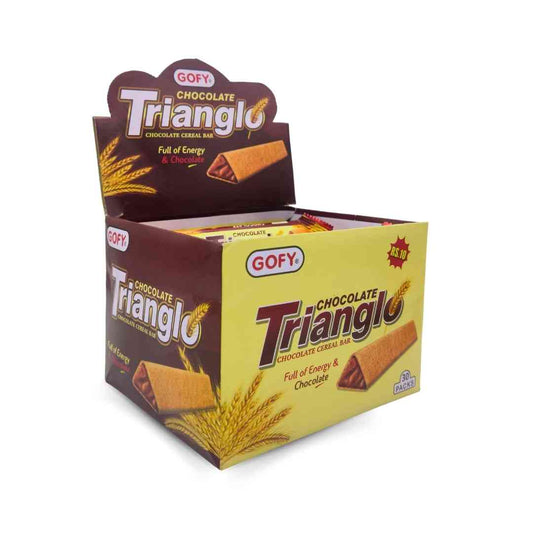 Goffy - Trianglo Center Filled Chocolate Cereal Bar