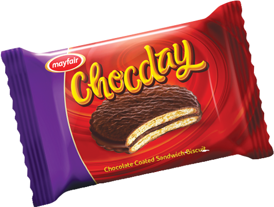Mayfair Chocday Chocolate Coated Sandwich Biscuit ( 24 Snack Packs )