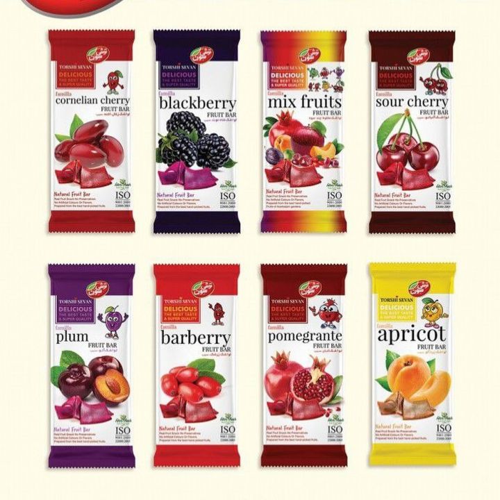 lavashak Imli - 03 or 06 Pcs Lavashak Fruit Roll - Fruity Bar Imli lavashak