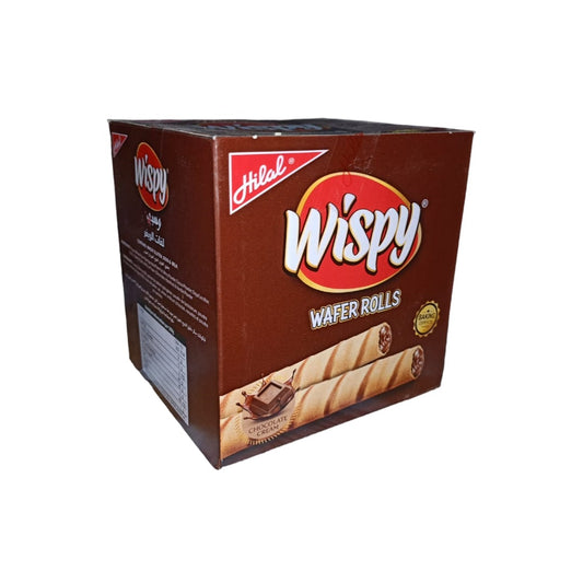 Wispy Wafer Rolls ( Chocolate ) 24Pc/Box