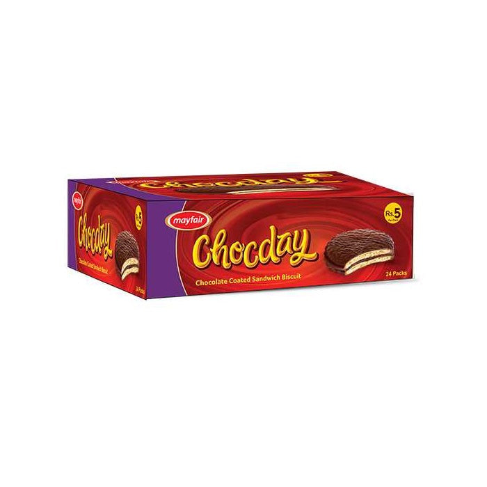 Mayfair Chocday Chocolate Coated Sandwich Biscuit ( 24 Snack Packs )