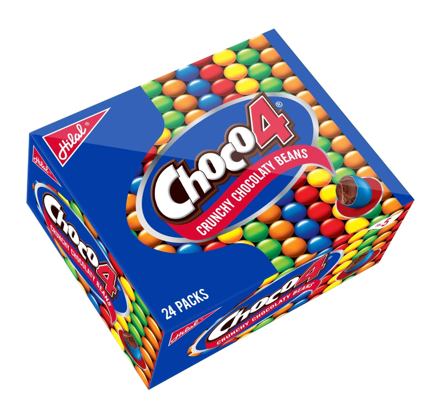 Hilal - Choco 4 Crunchy Chocolate Beans - Box 24pcs