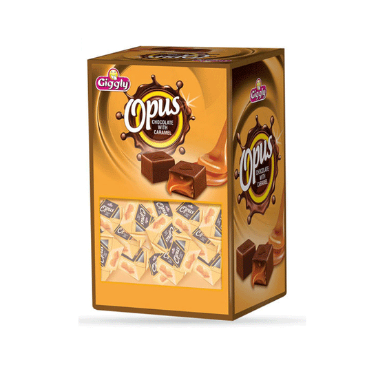 GIGGLY - OPUS CHOCOLATE WITH CARAMEL - Box
