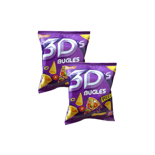 3D Bugles - Pack of 12 - Purple