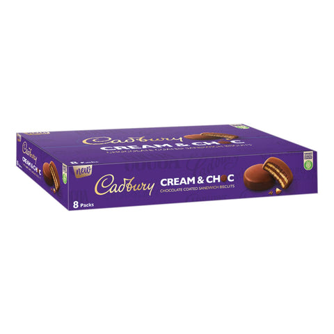 Cadbury - Cream & Choc Bar Pack (8 Pieces) 1 Box