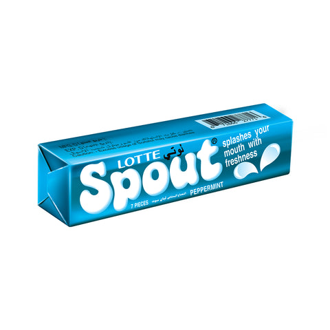 Lotte Spout Bubble Gum Peppermint - Box