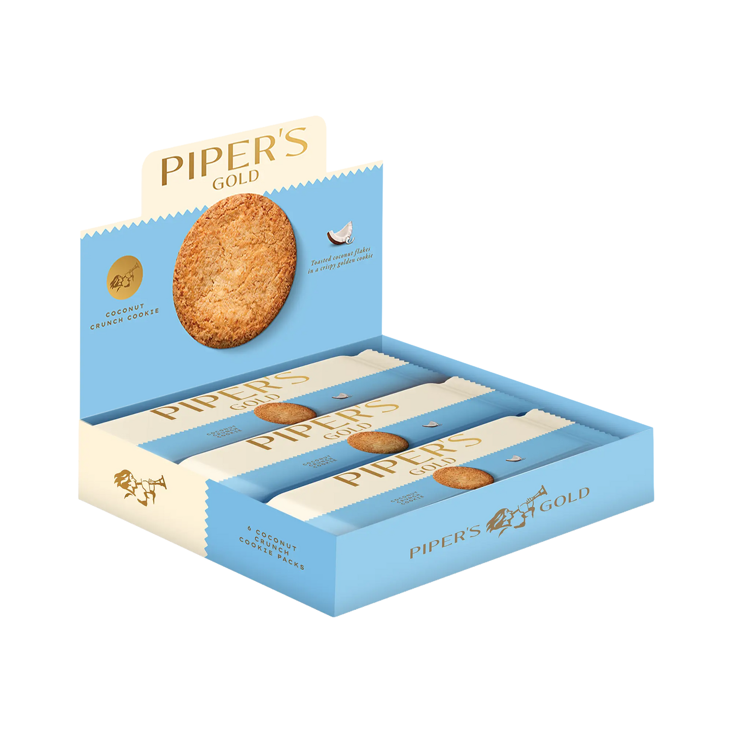 Piper`s Gold - Coconut Crunch Cookie - Family Pack