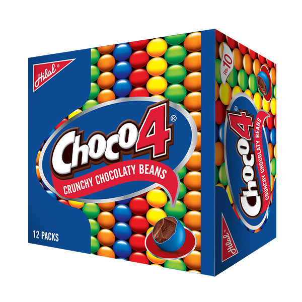 Hilal - Choco 4 Crunchy Chocolate Beans - Box 24pcs