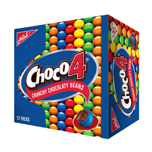 Hilal - Choco 4 Crunchy Chocolate Beans - Box 24pcs