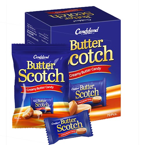 Candyland - Butter Scotch Candy - Box 50 Pcs