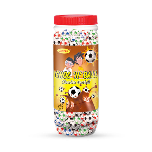 Danpak Foods - Choc N Ball - Football Choclate 100Pcs