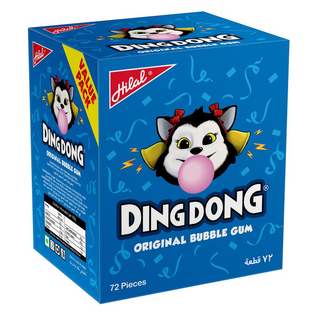 Hilal - Ding Dong Bubble Gum Box - 36 Pieces