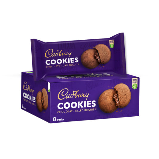 Cadbury - Milk Chocolate Cookies (135g) - 8 Packs