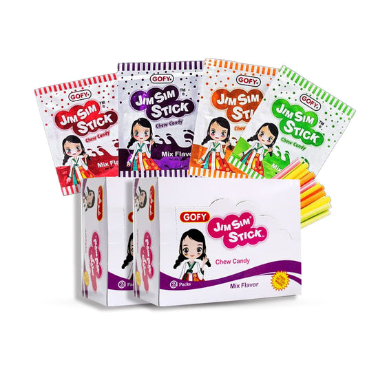 Jim Sim Stick with Surprise Tattoo Stickers Inside - Pack of 24 Pcs
