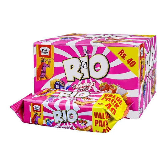 Peek Freans - Rio Strawberry Vanilla Munch Pack (Pack of 12)